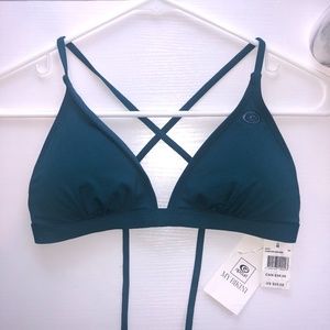 NWT Rip Curl Teal Bikini Top